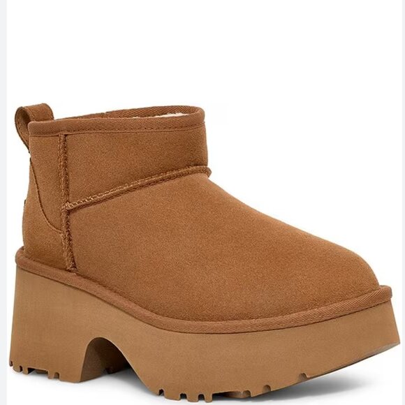 NWT UGG Women's Classic Ultra Mini New Heights Size 6 - Picture 1 of 4